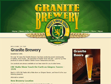 Tablet Screenshot of granitebreweryhalifax.ca